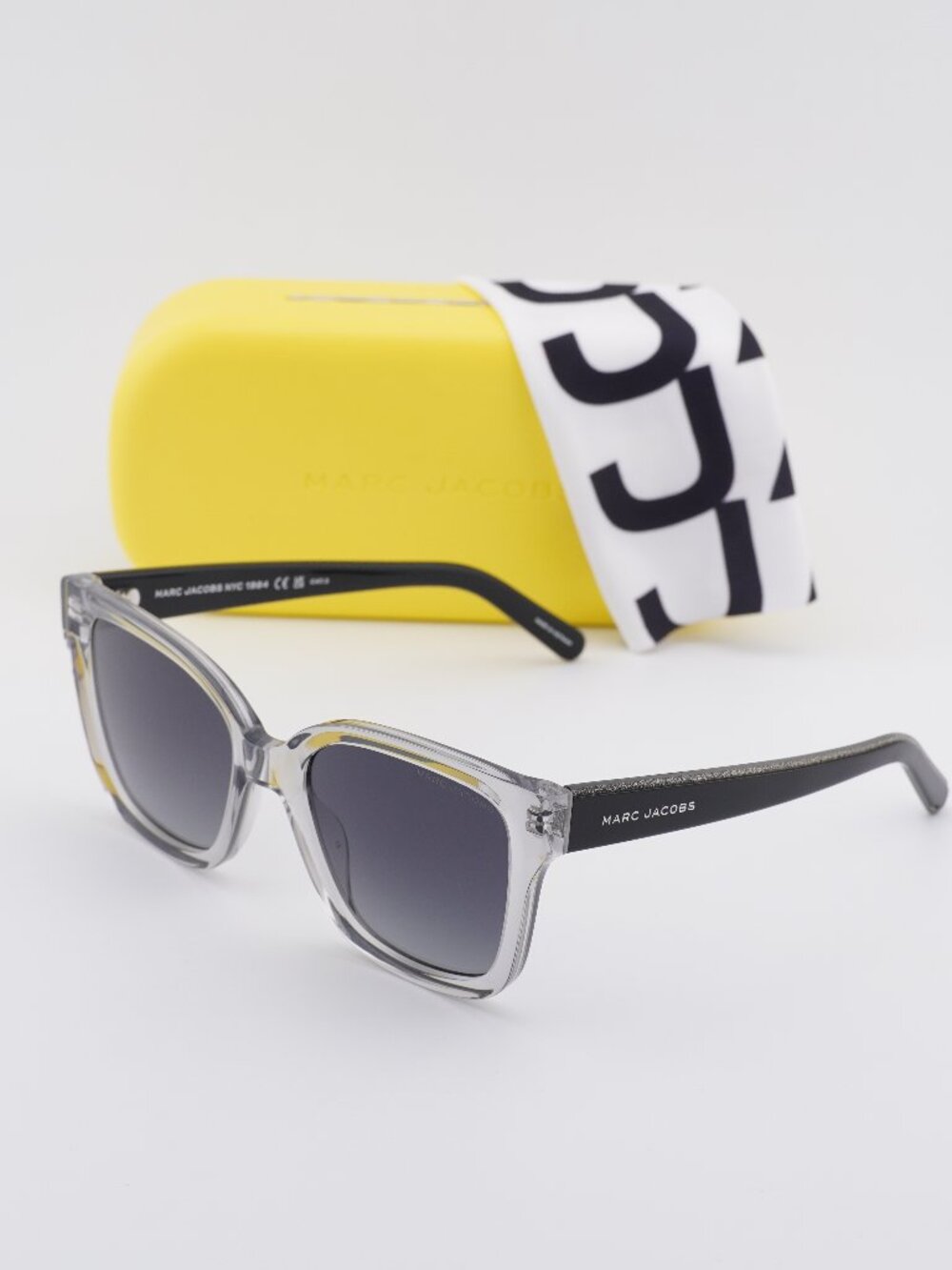Marc Jacobs MARC 458/S 0KB7 9O Square Sunglasses - Grey / Dark Grey Gradient